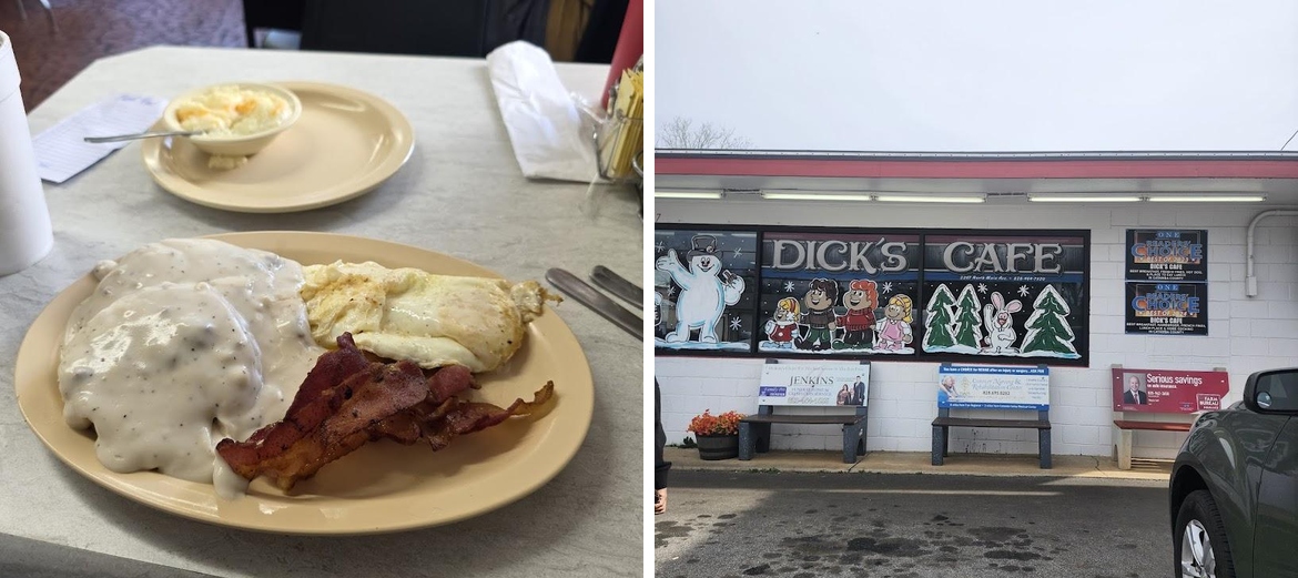 Dick's Cafe Menu