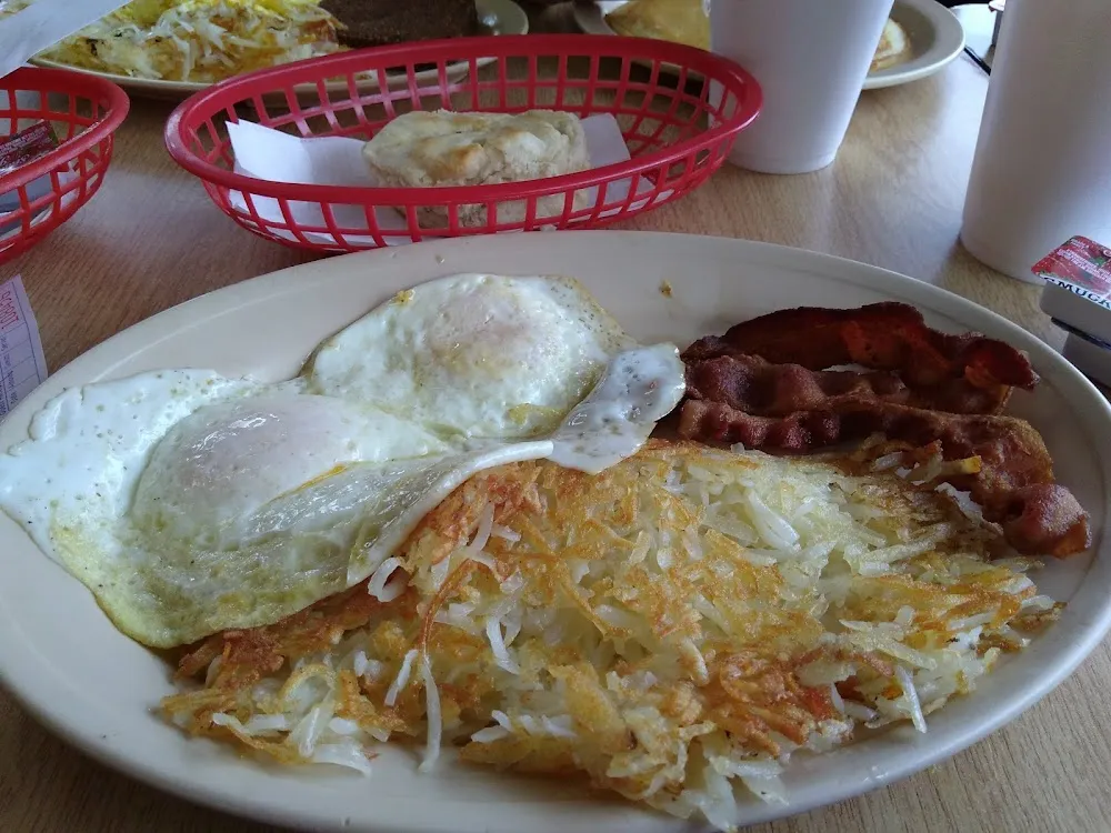 Bacon Eggs and Hash Browns