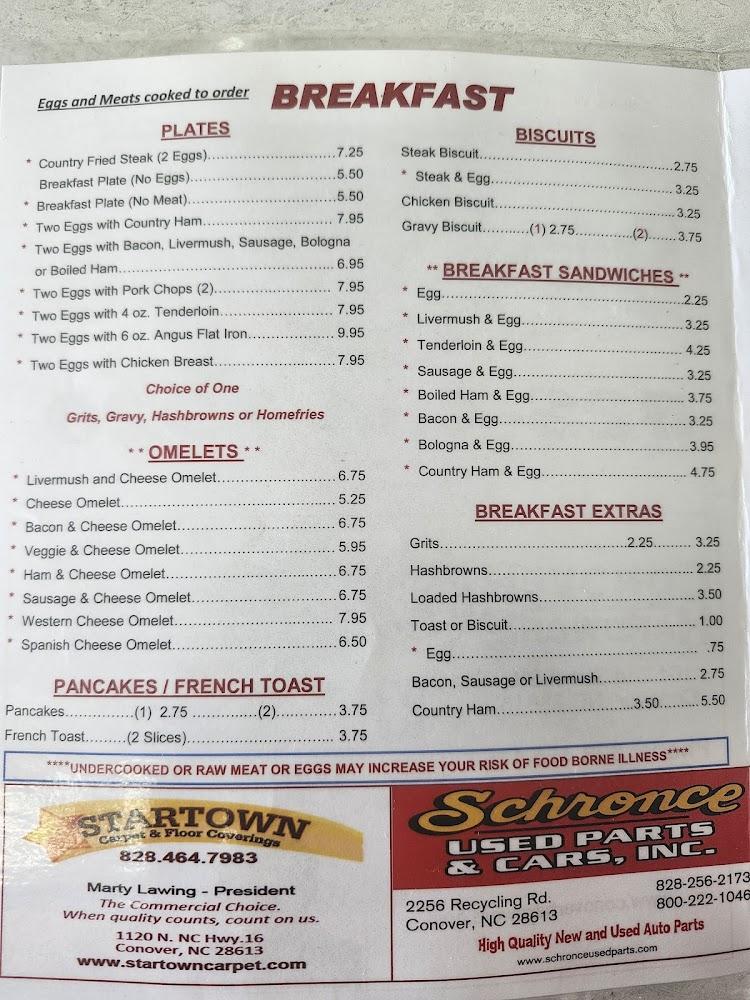 Dick's Cafe Menu image 2